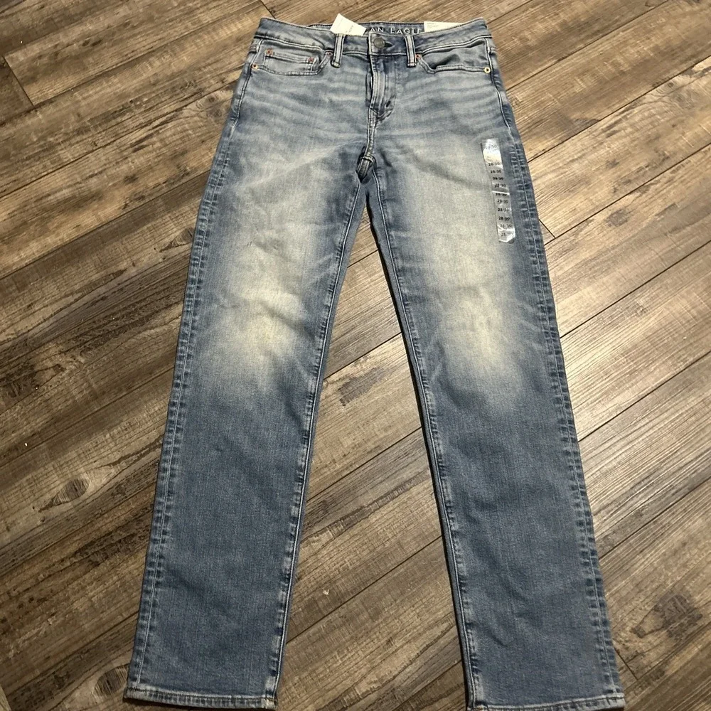 AMERICAN EAGLE Airflex+ Original Straight NWT Jeans 28 x 30 Zip Fly Stretch